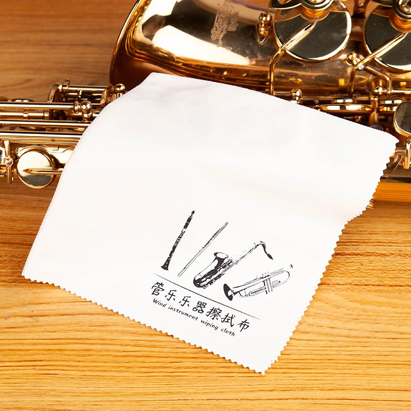 Saxophone Clarinet Flute Cleaning Cloth Wiping Cloth Trumpet Trombone Brass Instrument Surface Cleaning Cloth