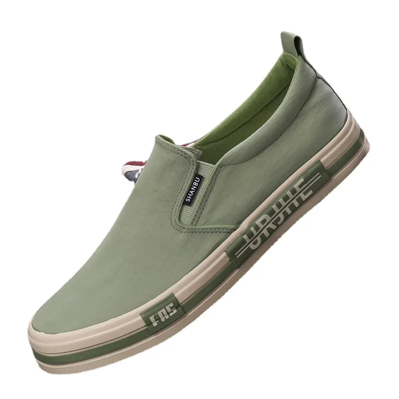 Lightweight Men's Canvas Shoes Comfortable Low-cut Vulcanized Shoes Men Espadrille Non-slip Casual Shoes Men Flats 2024