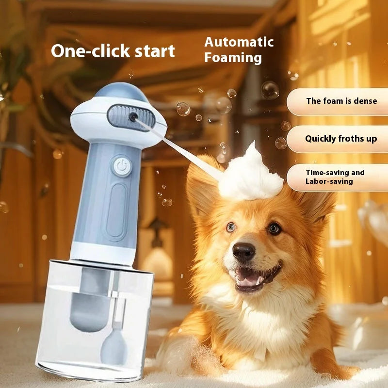 Pet Shower Gel Frother Bubble Machine Dog And Cat Shower Gel Frother Second-Generation Portable And Practical Gift Home Goods