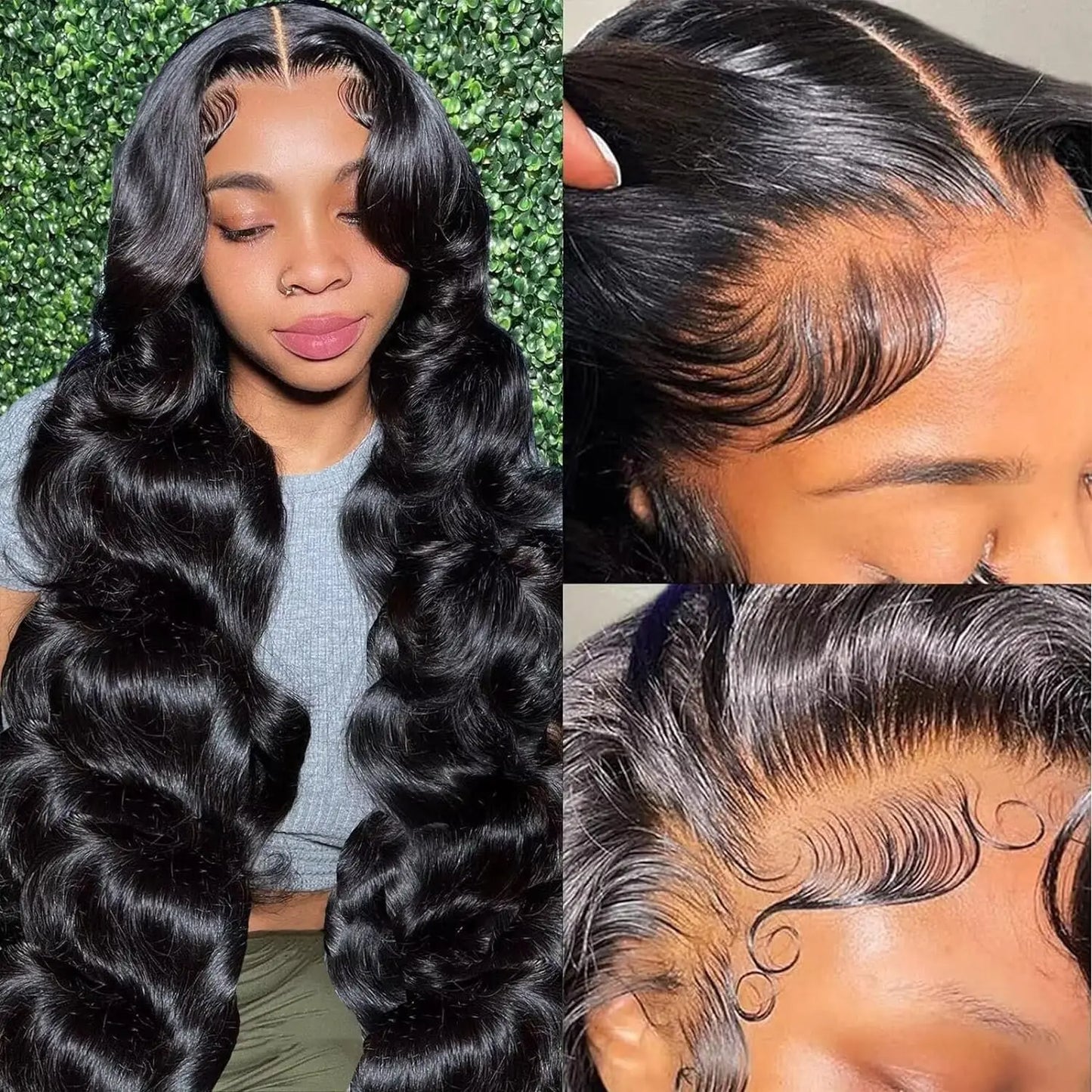 180 Density 36 38Inch Wig Human Hair For Women 13x4 Body Wave Lace Front Wig 13x6 Body Wave Lace Frontal Wig Brazilian Hair