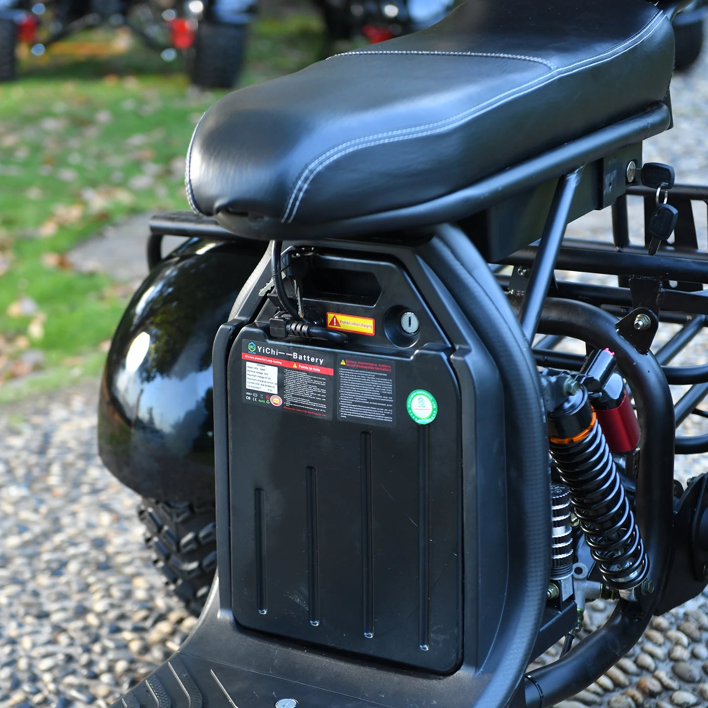 Adults 3 Wheel Electric Scooter 3000W Motor Max Speed 40KM/H Max Load 200KG 18 Inch Off Road Fat Tire Electric Motorcycle