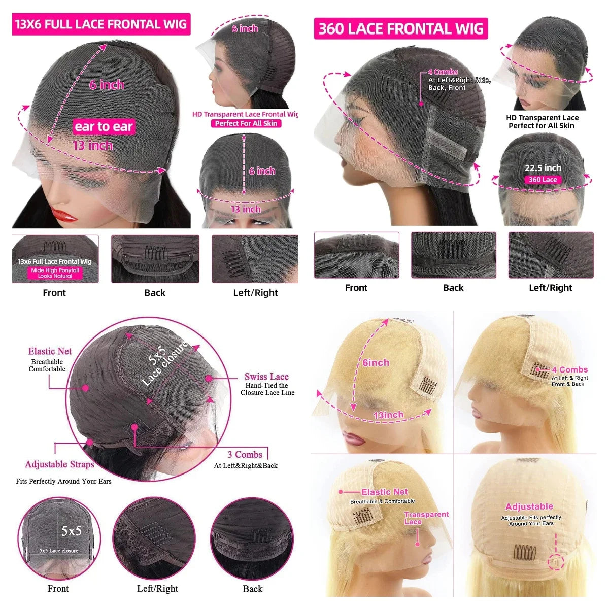 Straight Burgundy 99j Color Wig 180 Density Transparent Lace Frontal Human Hair Wig 13x6 Lace Frontal Human Wigs For Women