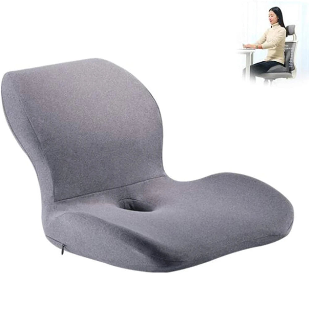 1Pcs Seat Cushion for Office Chairs - Momery Foam Chiar Cushion for Tailbone Pain Relief,Back Pain,Long Sitting Pressure Relief
