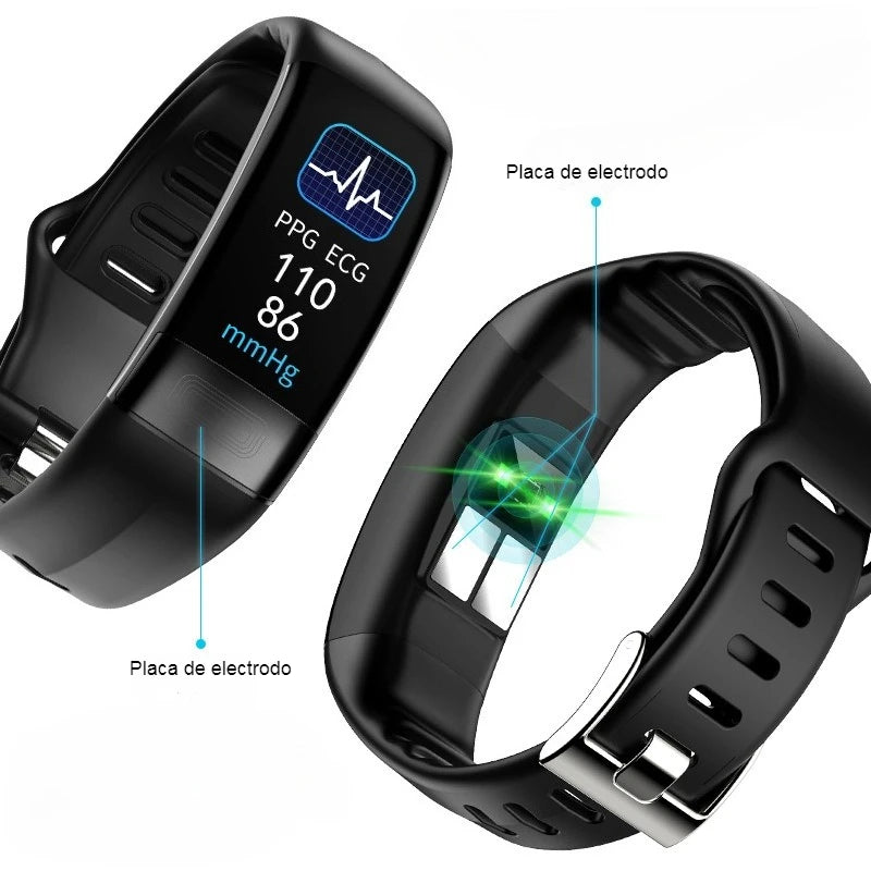 Elderly Smart Bracelet Health Tracker ECG Blood Pressure Body Temperature Waterproof Multi Functional Bracelets Suitable Android