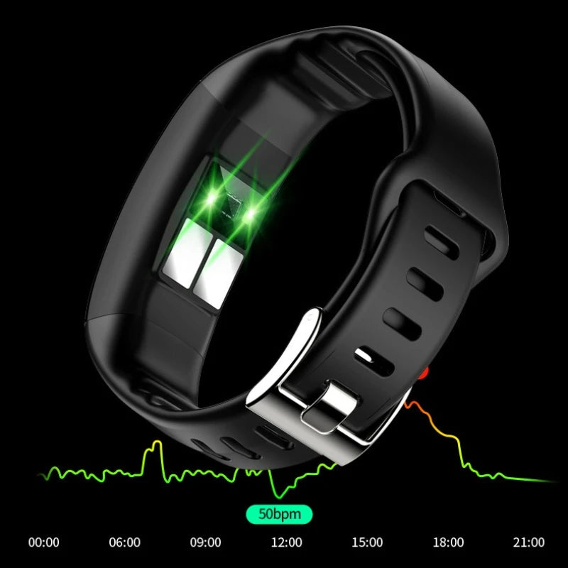 Elderly Smart Bracelet Health Tracker ECG Blood Pressure Body Temperature Waterproof Multi Functional Bracelets Suitable Android