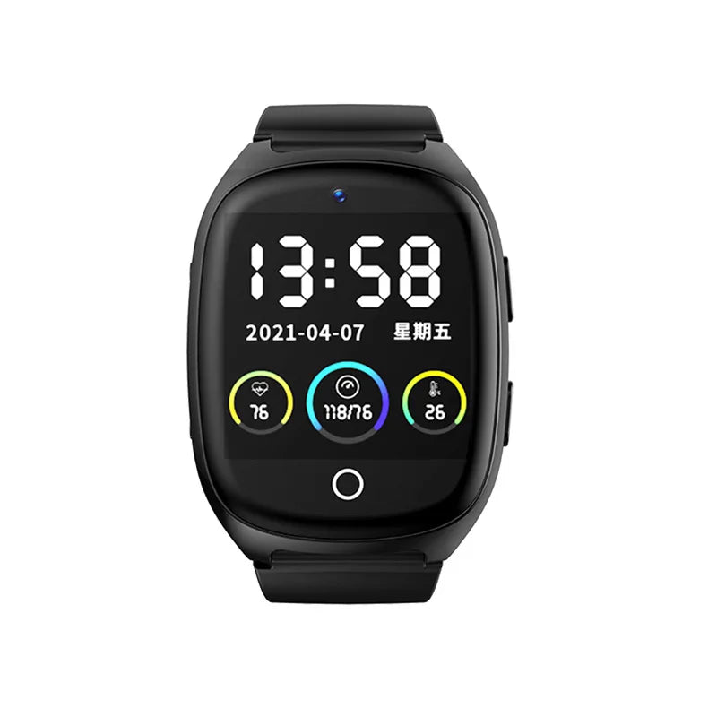 Smart Watch For Old People Elderly Smart Watch For Seniors Health Fall Detection Watch 4G Sim Card SOS Emergency Calls GPS GK8