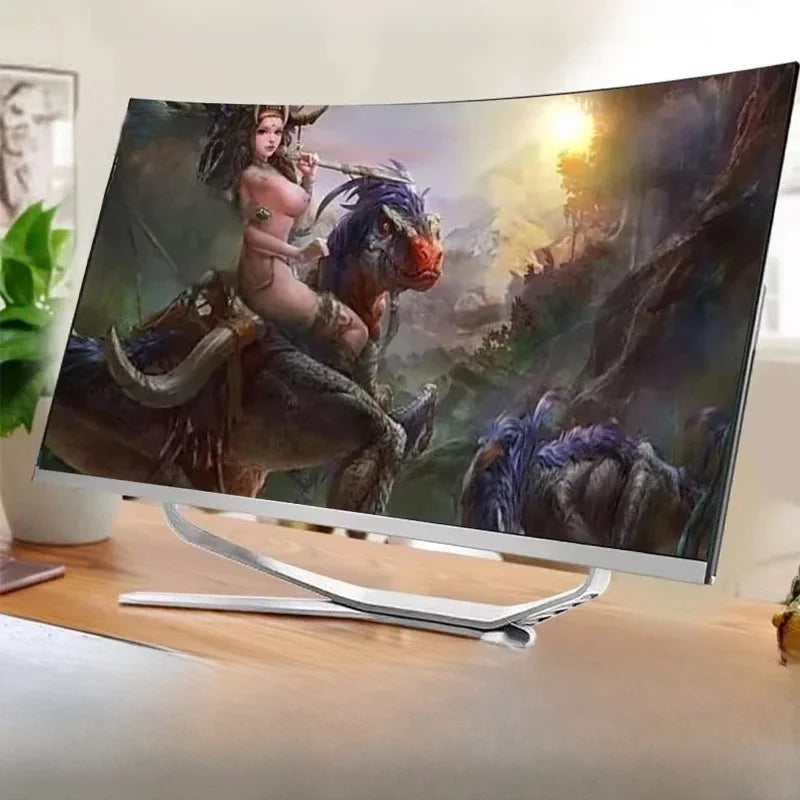 27 Inch Desktop Computer All In One Curve Core I3 I5 I7 RAM 16G 32G 64G Storage 256G 512G