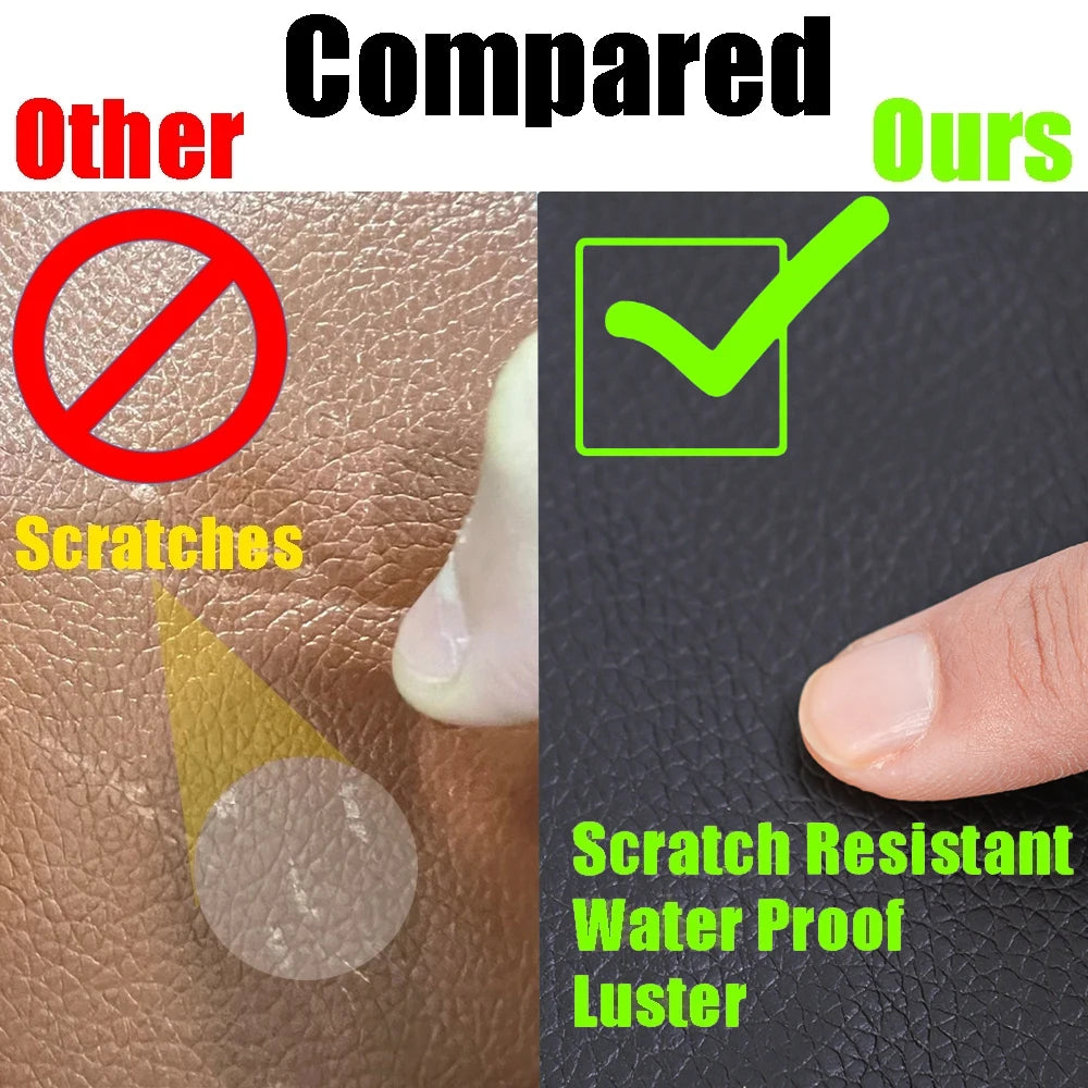 Self Adhesive Leather Repair Patch for Furniture Sofa Car Seats Office Chairs Hand Bag Couch Scratch Tape Kit Waterproof Sticker