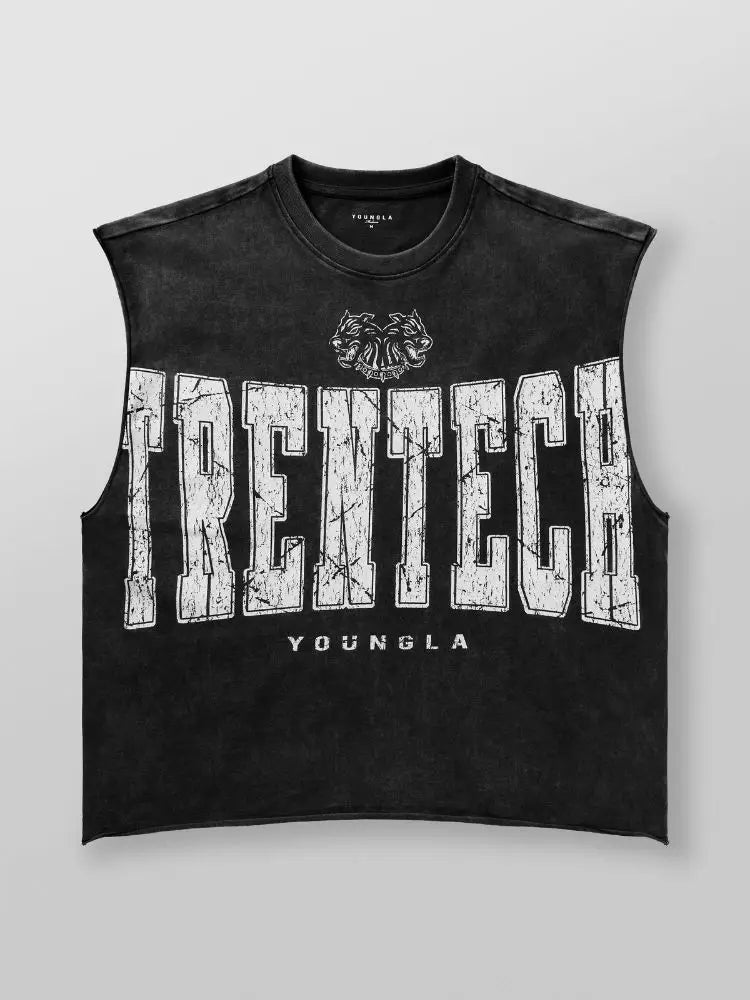 Summer New Men's Oversized fallow Sleeveless top Cotton Sports Fitness Short Sleeve Joggers Gym Running Training waistcoat