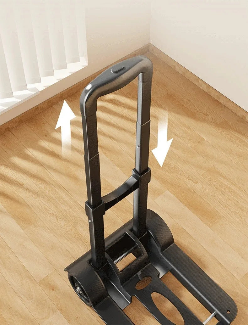 Wheel Trolley folding luggage trolley Folding Hand Truck Barrow Cart Travel Luggage Shopping Cart Portable Home Use Cart