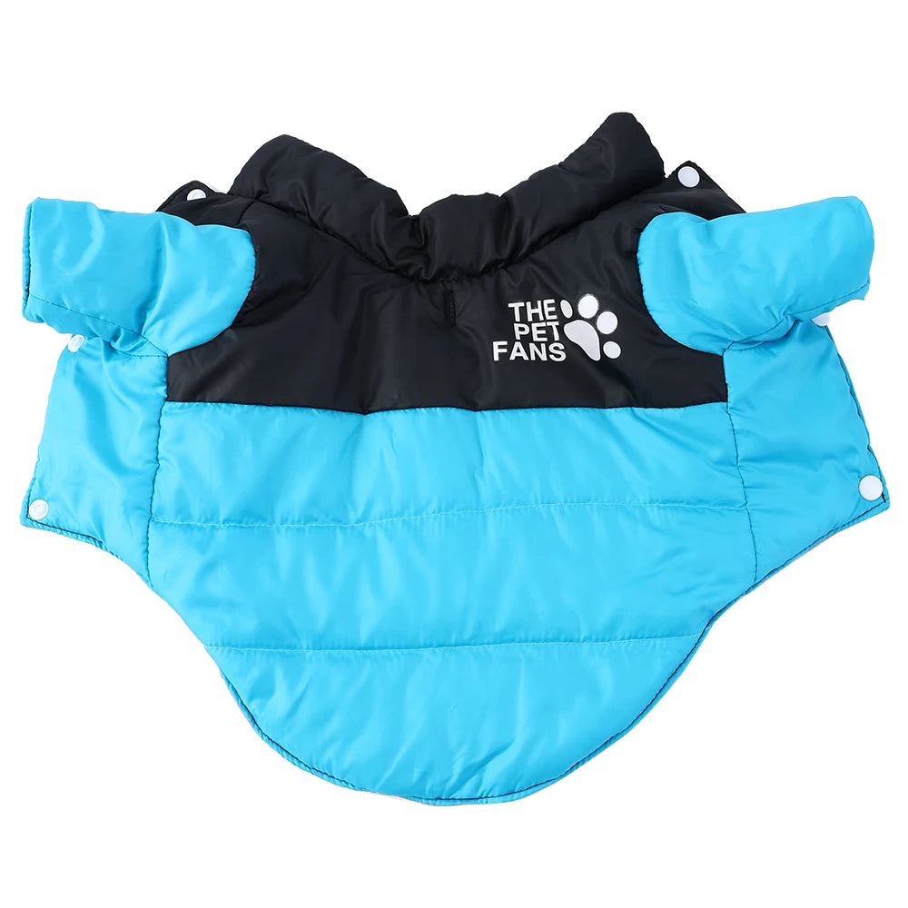 Warm Dog Clothes in Winter for Small Medium Cat Dogs Reversible Waterproof Pets Outfits Solid Puppy Sphynx Chihuahua Pug Apparel