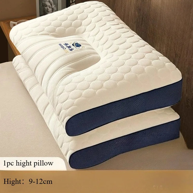 Latex filled pillow pillow pillow sleep pillow neck pillow deep sleep sleep aid pillow massage