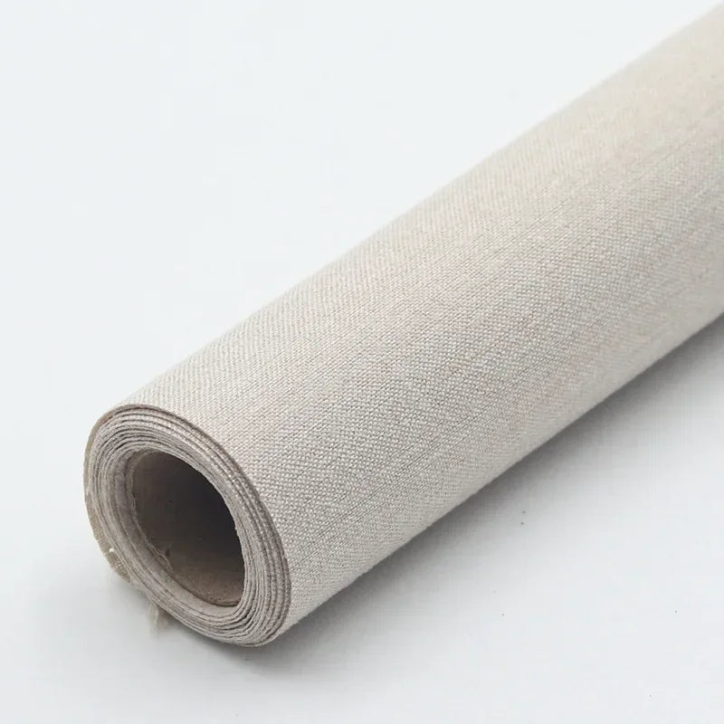 Self Adhesive Linen Fabric Adhesive Durable Linen Cloth for Sofa Furniture Car Seats Office Chairs Boxes Handicraft Handmade DIY