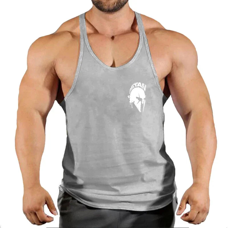 Bodybuilding Brand Jogger Gym Singlet Training Bodybuilding Tank Top Vest Shirt Sleeveless Fitness Cotton Shirt for Men