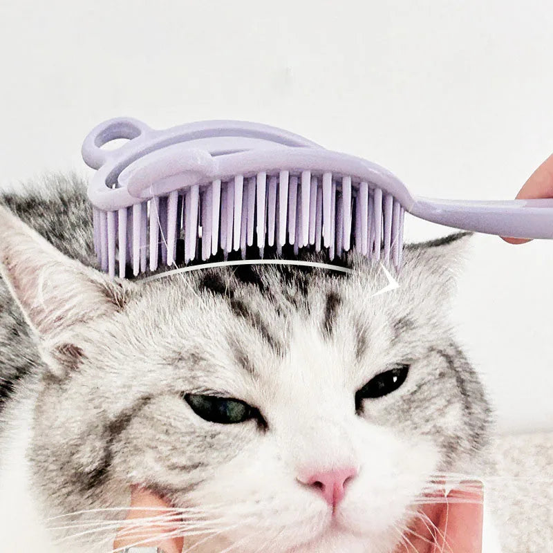 Pet Grooming Brush for Dogs And Cats - Float Hair Remover Pin Brush for Teddy Bichon Bathing Pet Supplies - Fur Cleaning Tool