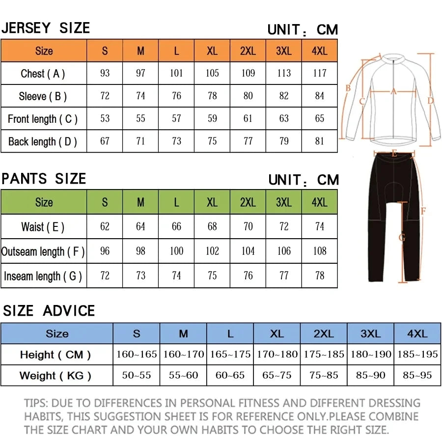 2025New Cycling Jersey Long Sleeve MTB Bicycle Clothing Men Bike Sportswear Sport Clothes Shirt Spring / Autumn Outdoor Team Top