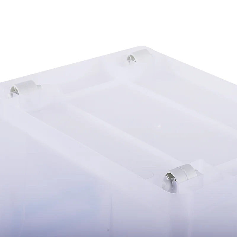 Storage Box with Lid Organizer Box Stackable Storage Trunk Storage Container Closet Organizer with Wheels Home Organizer