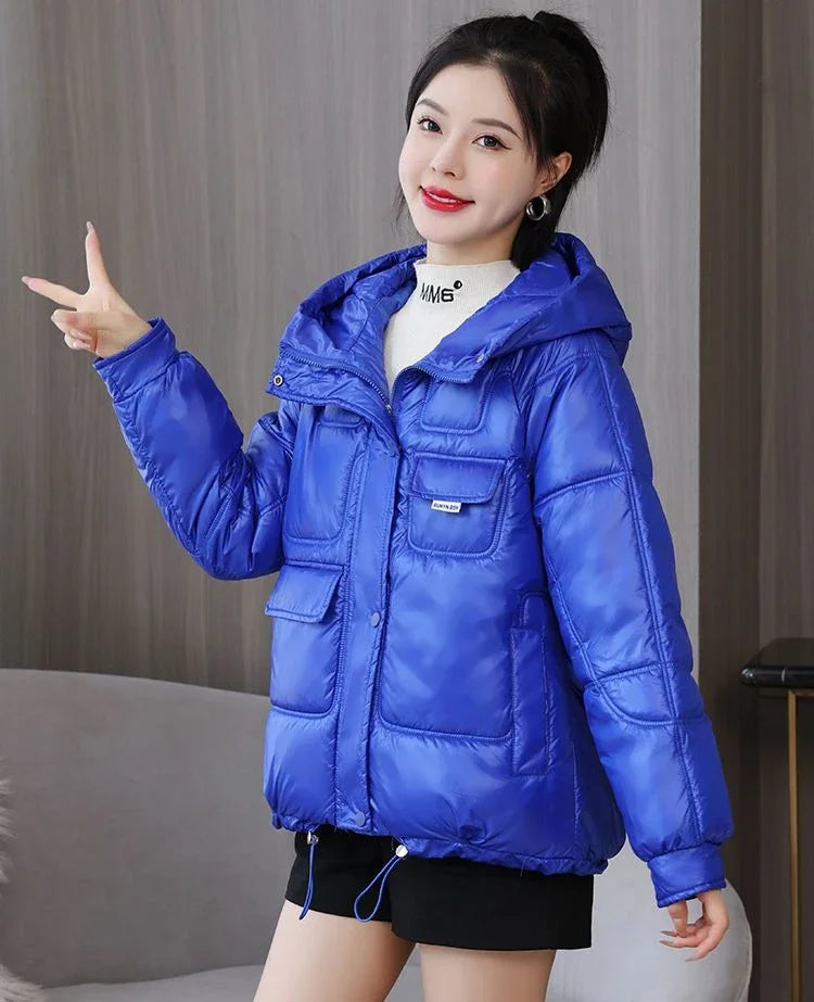 Loose Casual Short Padded Coats for Women Cotton Parkas Woman Great Warm Winter on Sale Discount Fashion 2025 Quilted Jackets