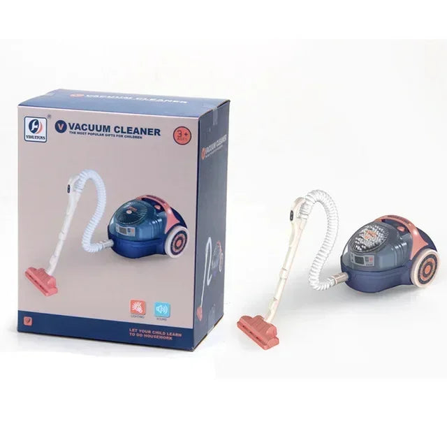 2025 Kids' Pretend Play Mini Simulation Kitchen Toys BLUE Household Appliances Toy with Light up & Sound for both Boys and Girls