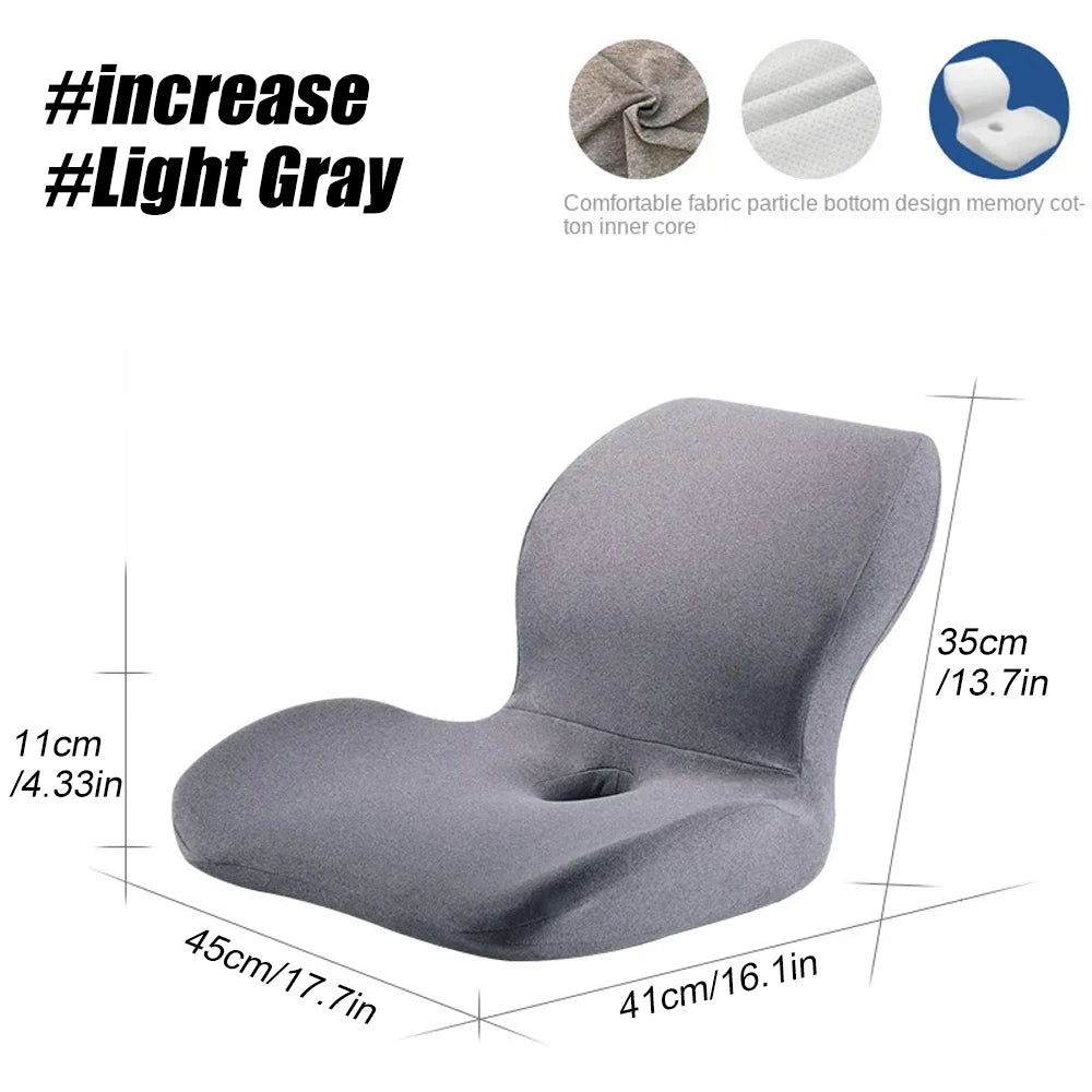1Pcs Seat Cushion for Office Chairs - Momery Foam Chiar Cushion for Tailbone Pain Relief,Back Pain,Long Sitting Pressure Relief