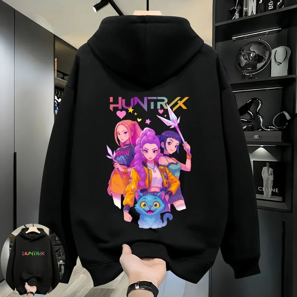 The women's hunting team sweaters are warm in autumn and winter and are not heavy, the same for parent-child.