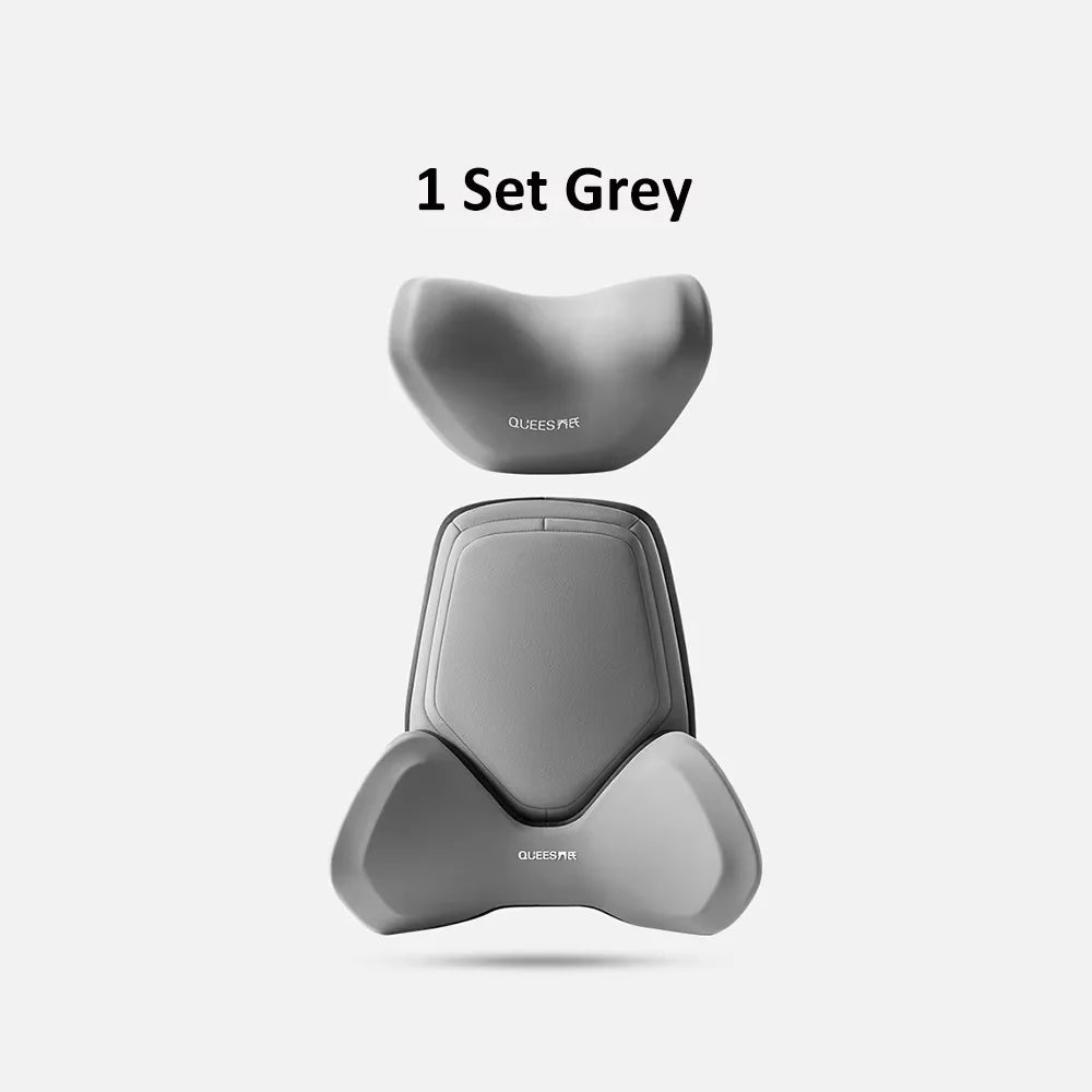 Car Headrest Pillow Auto Neck Cushion Car Back Lumbar Waist Pillow Slow Rebound Guard Head Support for Universal Car Supplies