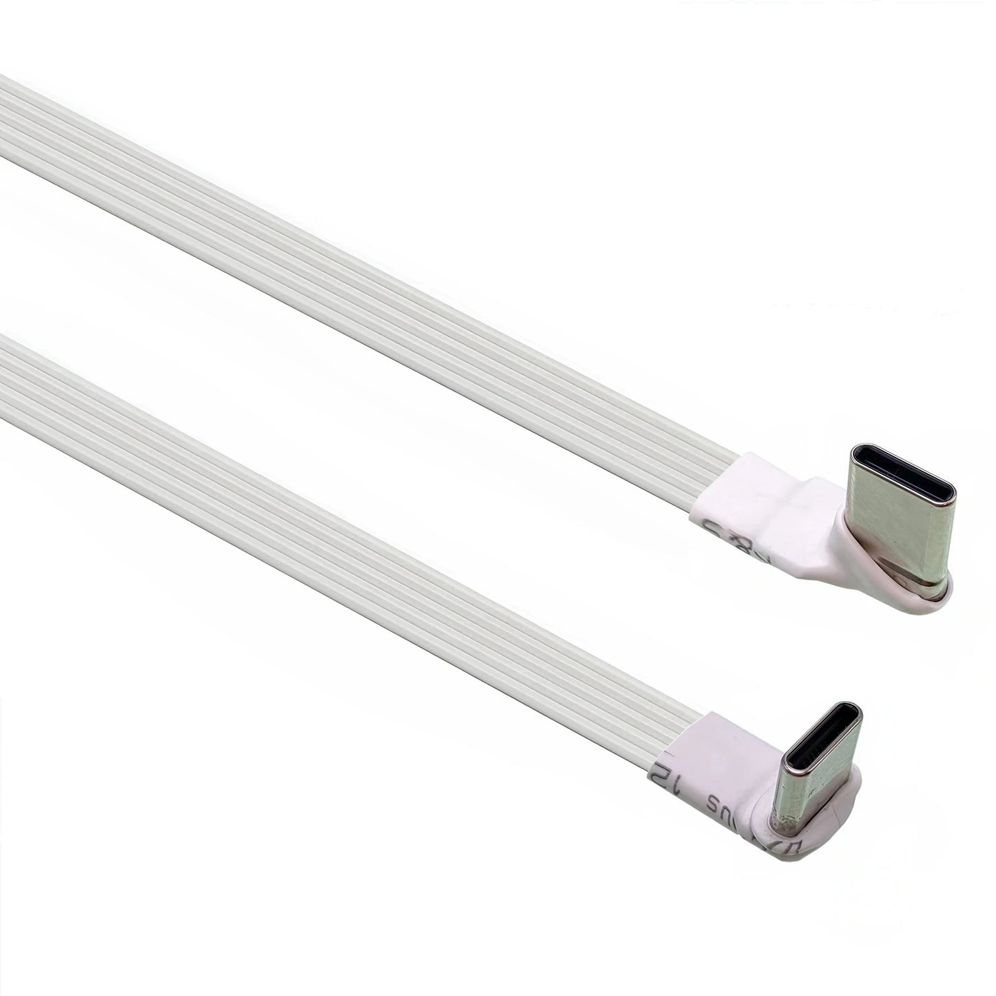 5CM 10CM 20CM 30CM 50CM 100CM USB 2.0 Type C to Type C Extension Cable 90° Adapter FPC FPV Band Flat USB C Cable 3A 5CM-100CM