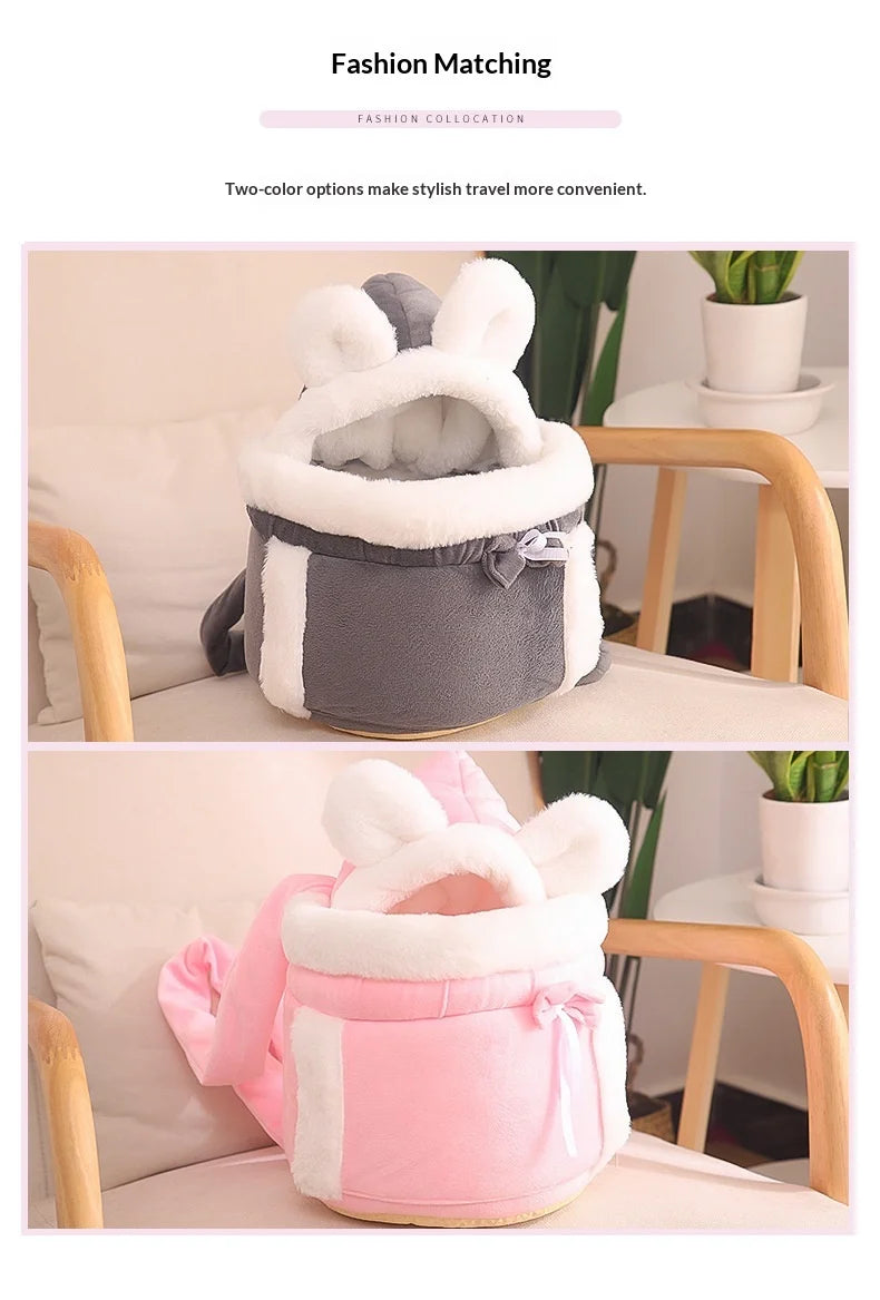 Pet backpack for outdoor activities large capacity for small and medium-sized dogs cats portable backpack for travel and hiking