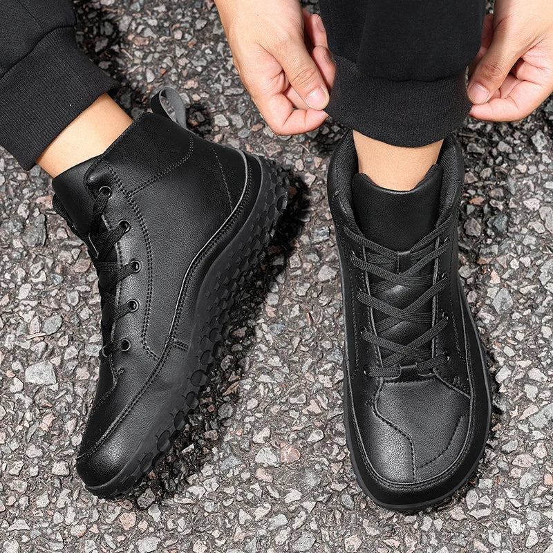 boots men walking boots Wide-Toe-Box Barefoot Shoes for Men hiking boots men Comfortable botas casual shoes men mountain boots