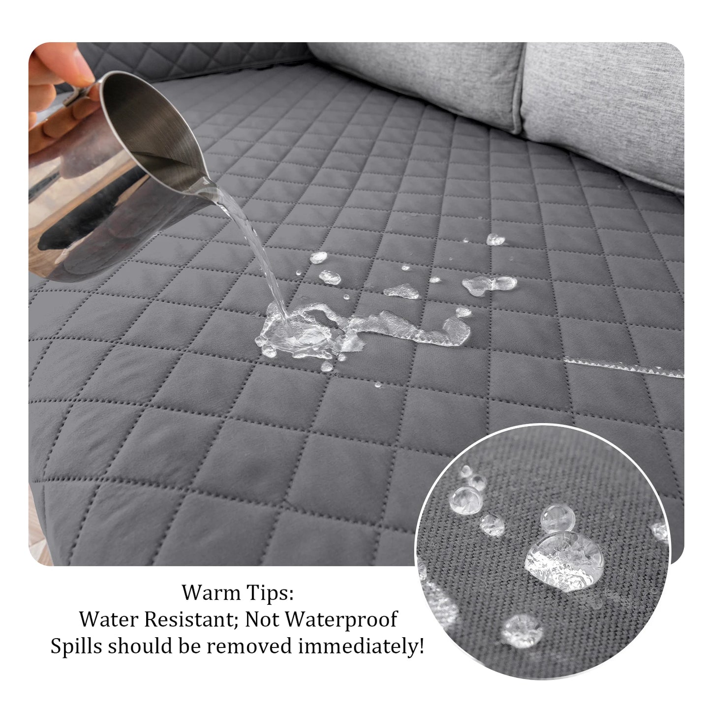 1pc Waterproof,Oil-Proof And Dust-Proof Chair Covers For Office Chairs,All-Season Universal Diamond-Grid Chair Cushions
