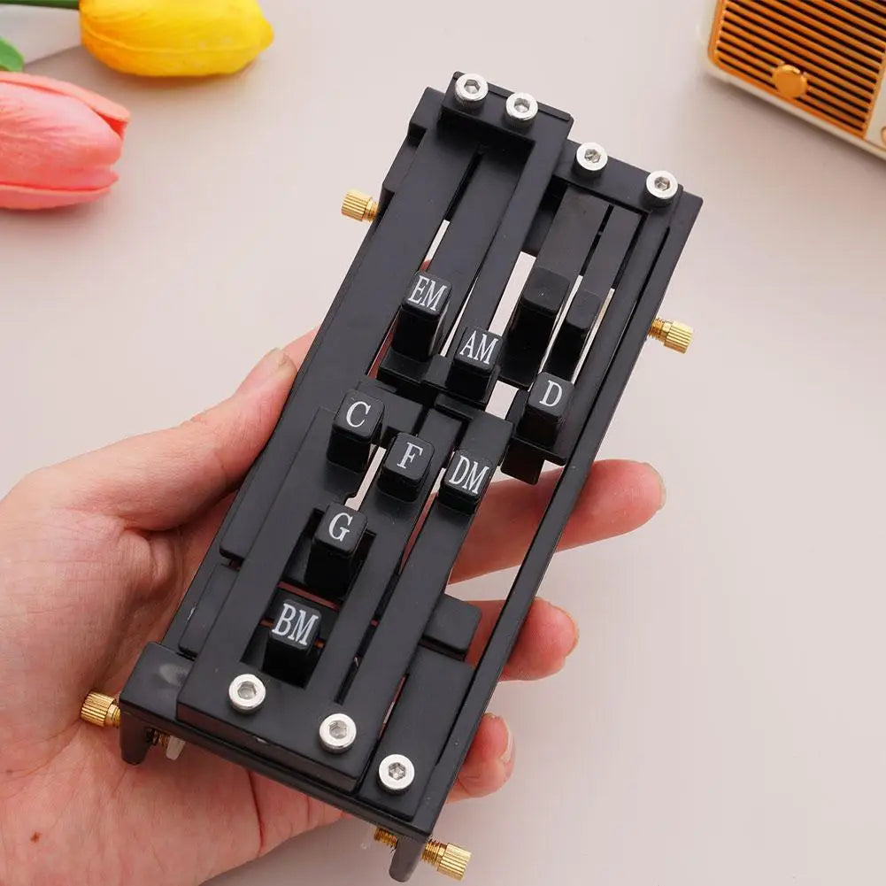 Guitar Aid Chords,Portable Guitar Learning System Teaching Beginner Trainer Practice Tools for Beginners Friends Family Adults