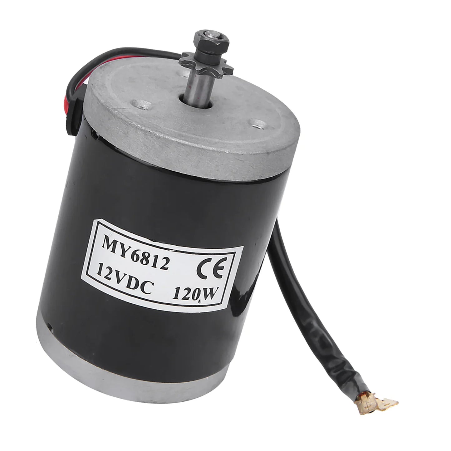 Brushed Motor MY6812 12V 120W High Speed Small Brush Motor with Belt Pulley Electric Scooter E Bike Accessory Bike Brushed Motor