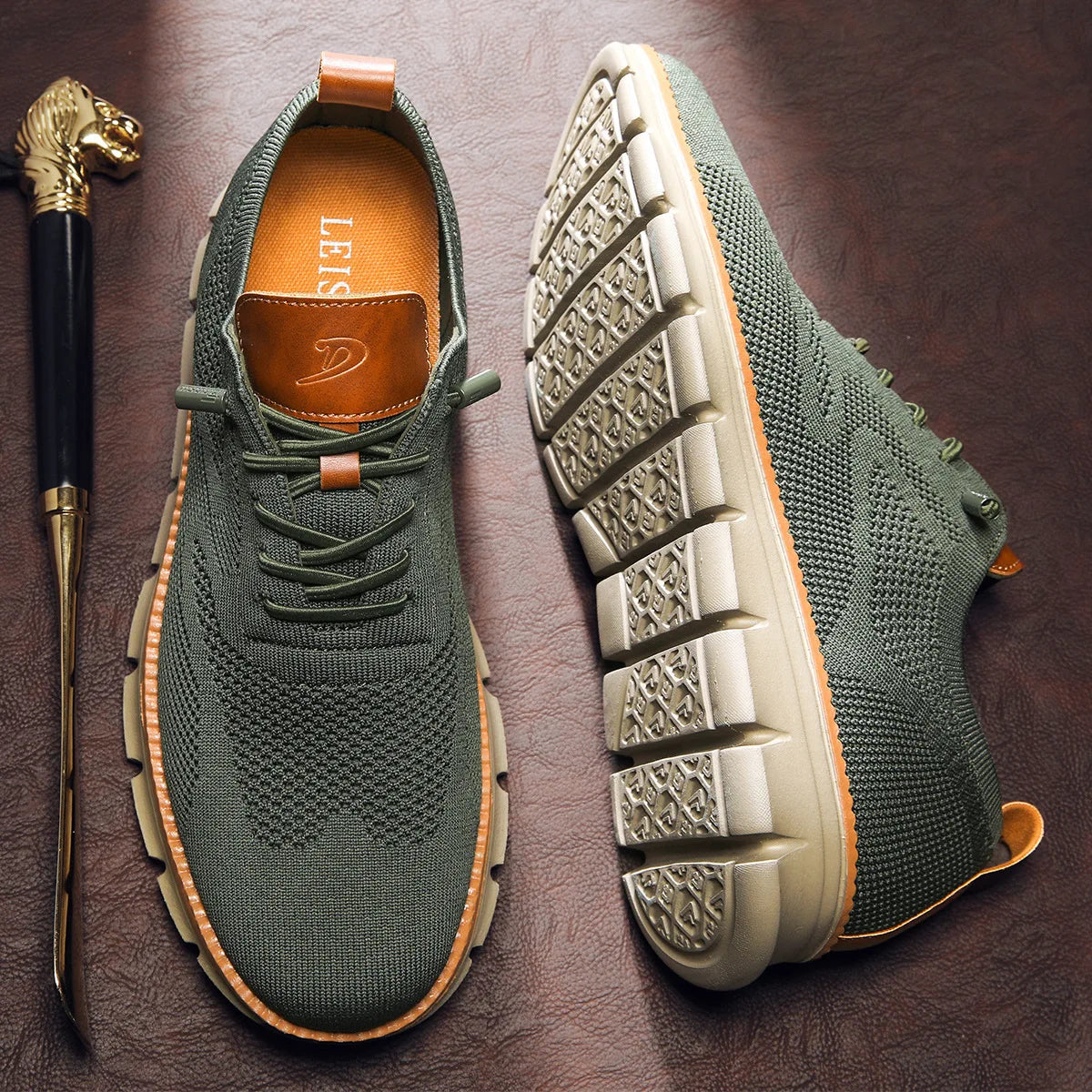 Men Casual Shoes Breeze Stylish Oxfords Fashion Formal Business Urban Breathable Shoes for Male Non Slip Dress Sneakers for Man