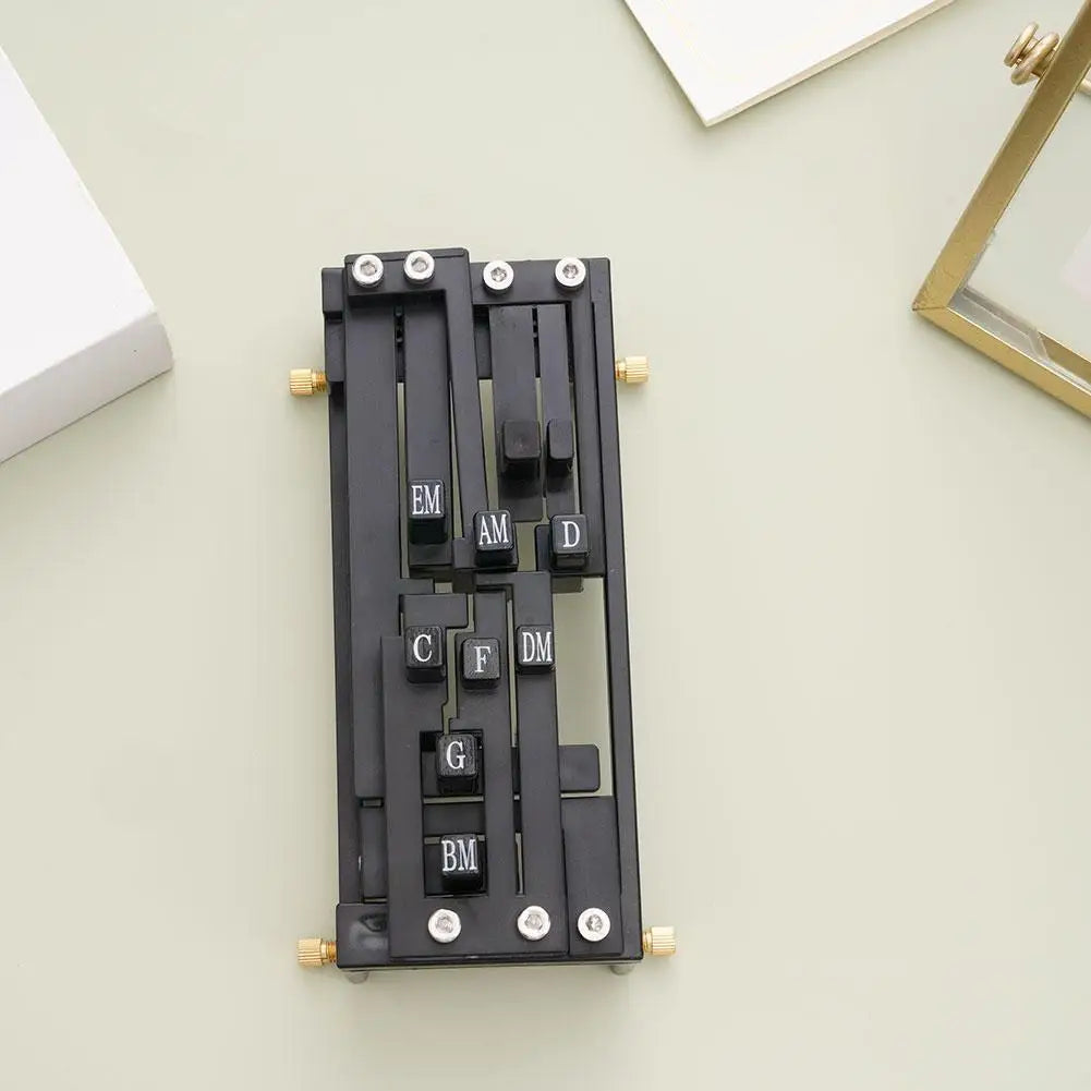 Guitar Aid Chords,Portable Guitar Learning System Teaching Beginner Trainer Practice Tools for Beginners Friends Family Adults