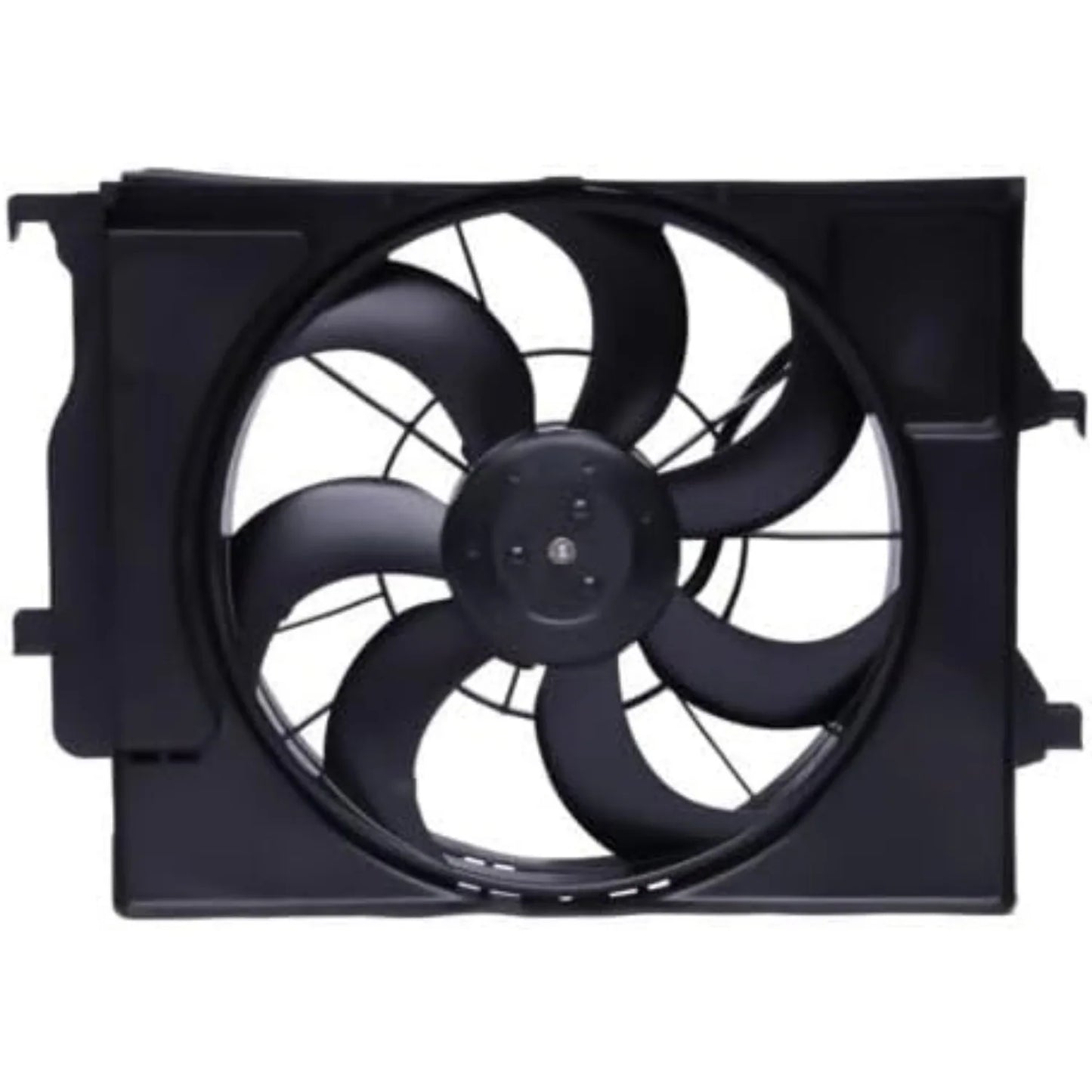 Radiator Condenser Cooling Fan Assembly Fits for 2018 2019 2020 Hyundai Accent Rio Sedan - OEM Number 25380h9050