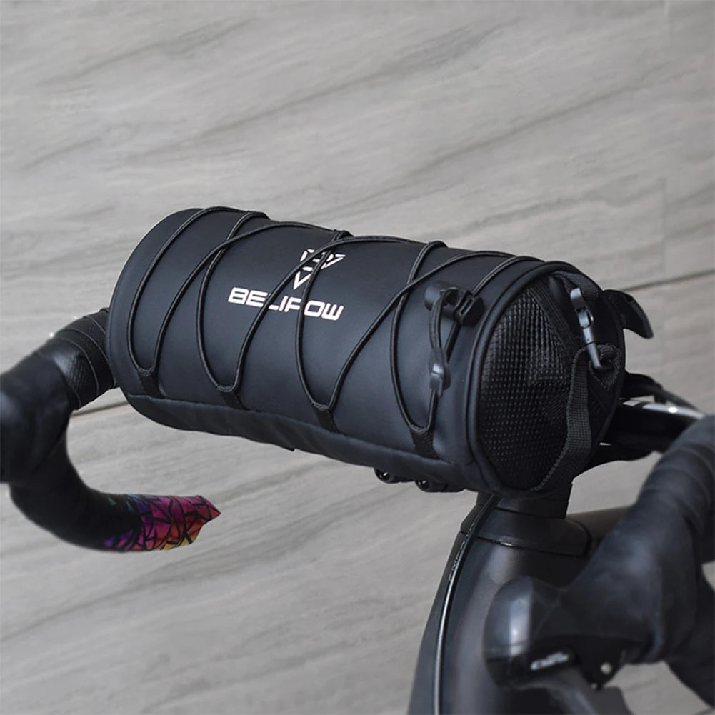 2.4/4.2L Frame Pannier Bag Large Capacity Bike Handlebar Bag with Side Mesh Storage Pocket for Road Mountain Bike Cycling Travel