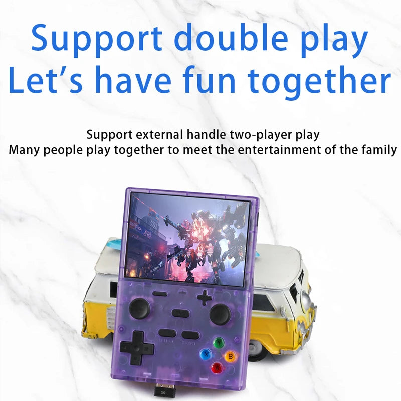 XGB35 Game Console 40000+Games 3.5'' Hd screen Wireless dual controller, two-player battle Play games on TV  Linux System
