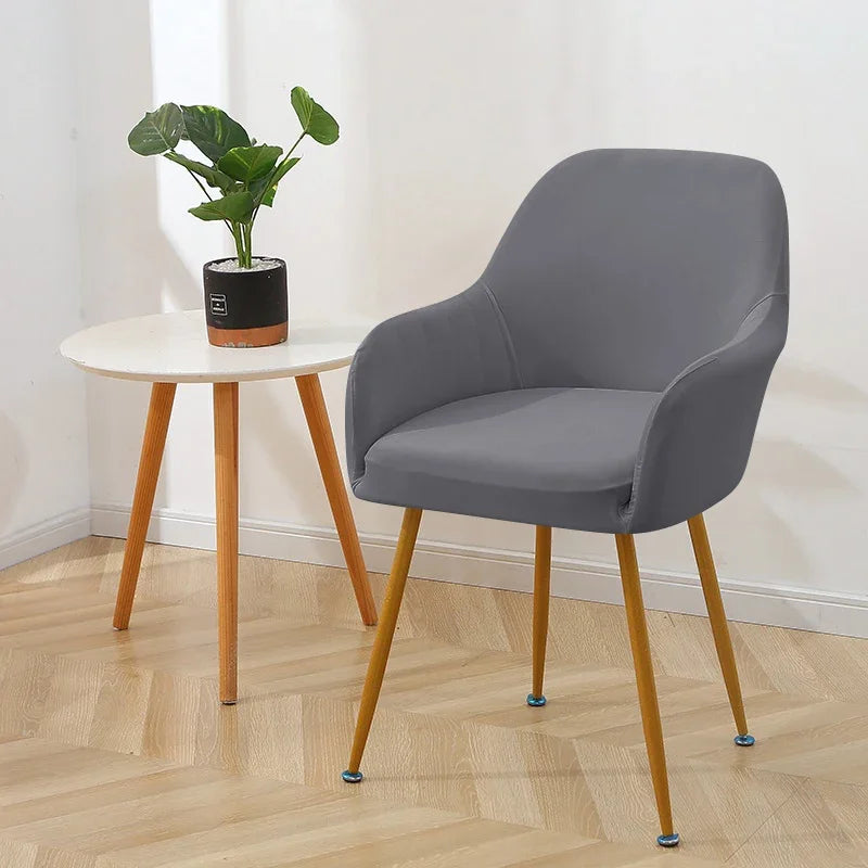 1PC Water Repellent Elastic Chair Cover Stretch High Armchair Covers Office Chairs Slipcover Seat Cover for Hotel Dining Room