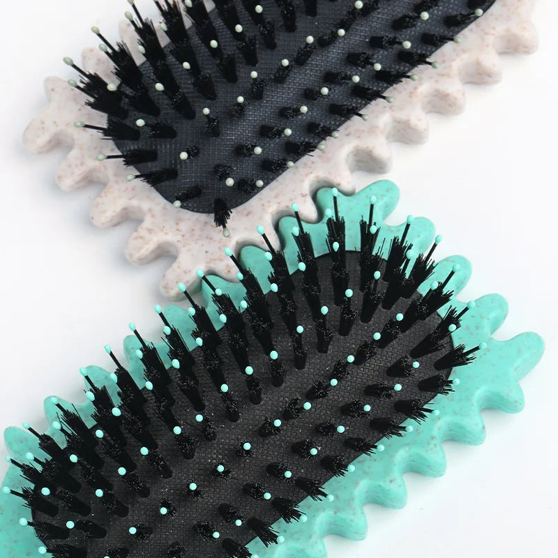 Salon Styling Curly Hair Styling Brush Curl Hair Brush for Combing and Shaping Men's and Women's Curls Reduce Pulling Tools