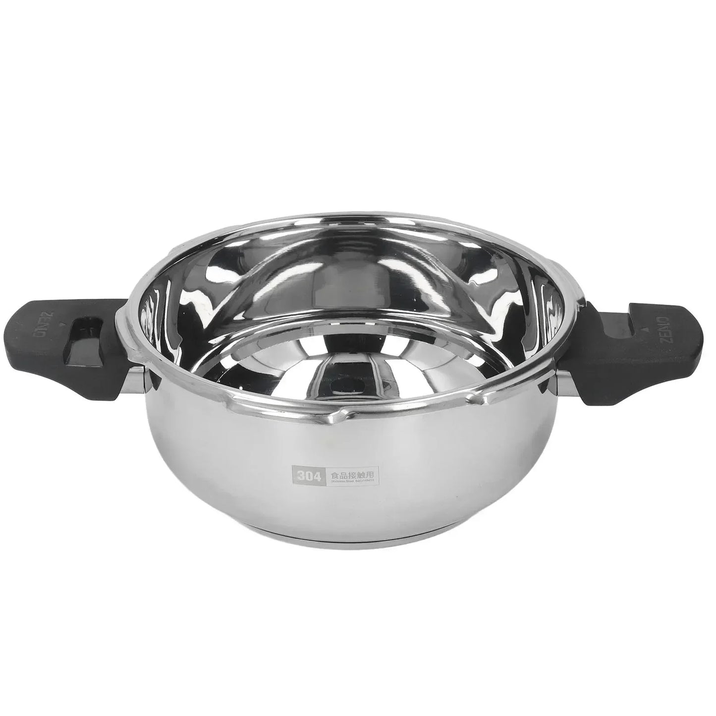 1.8L 18cm Pressure Cooker Stainless Steel  Safe Explosion Proof  Pressure Cooker Pot for Gas Stove Induction Cooker