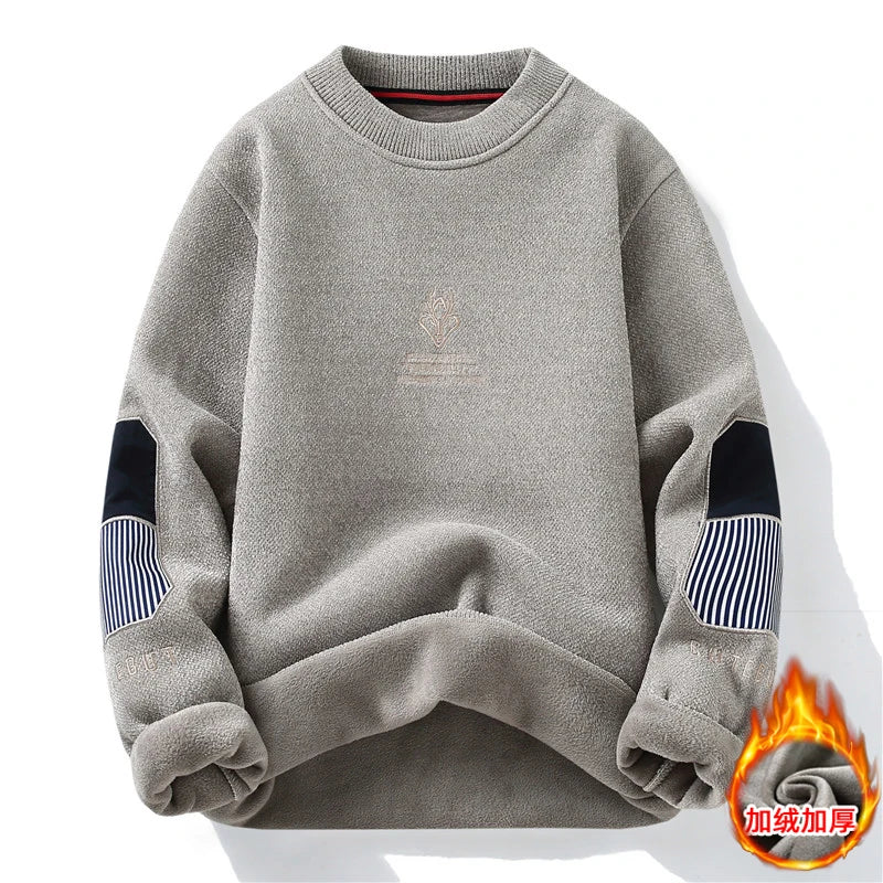 Pullovers Sweater For Men Men's Clothing Men's Sweat-shirt Spring Casual Streetwear Knit Autumn Fashion Hombre Warm Solid Male
