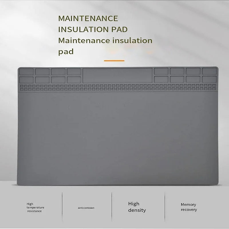 1PC High Density Silicone Insulation Pad Anti Corrosion High Temperature Resistance Anti Corrosion and Anti Static Work Pad