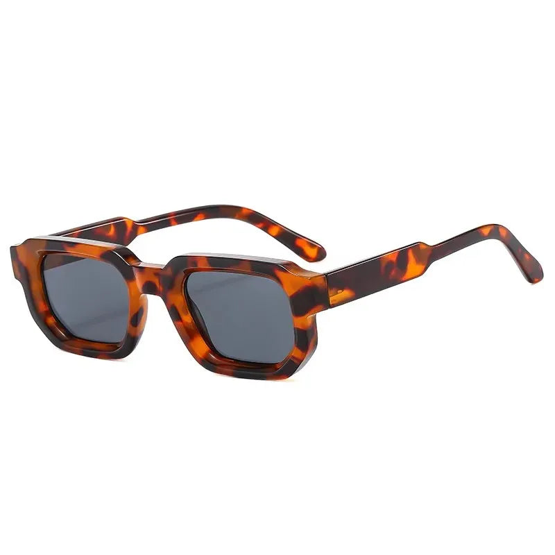 SO&EI Fashion Women Square Sunglasses Retro Punk Trending Shades UV400