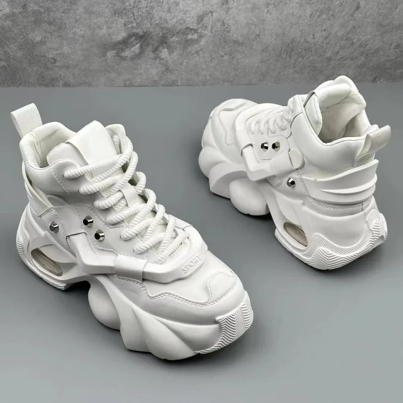 Shoes for Mens Fashion Casual Sports Men's Shoes High Quality Soft Sole Non Slip Comfort High-top Men Sneakers Zapatillas Hombre
