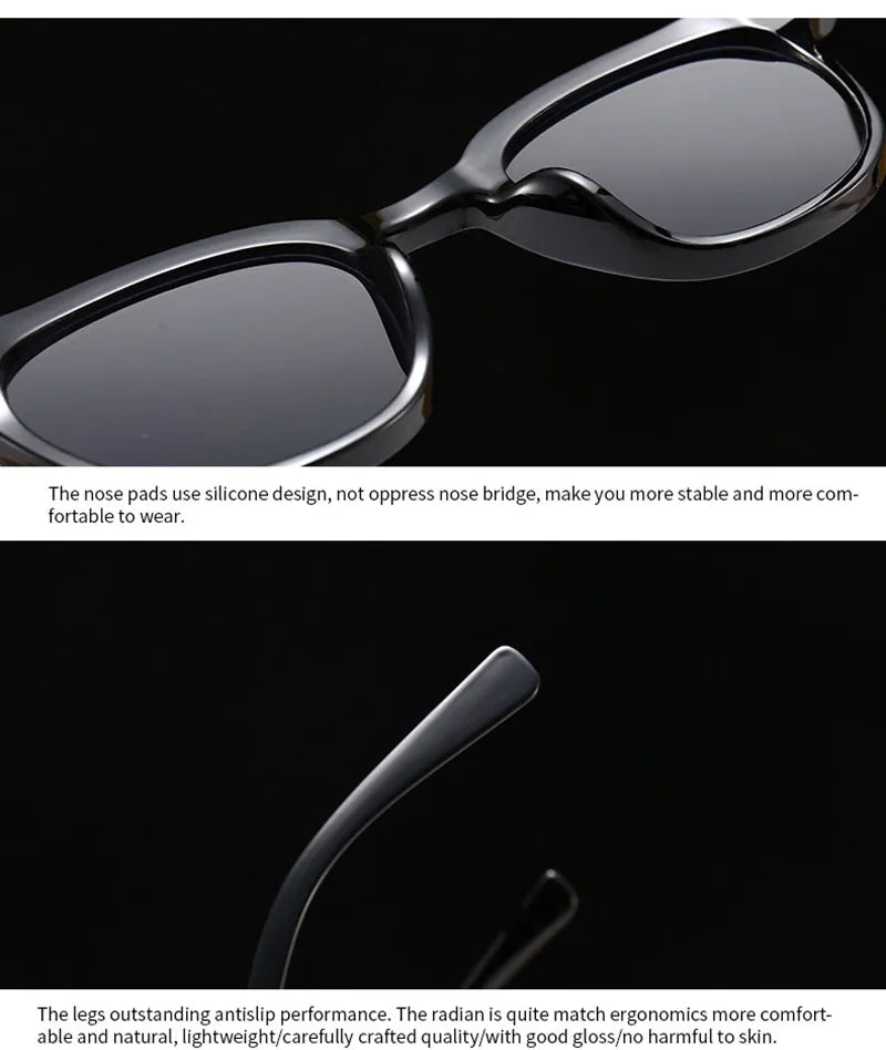 SHAUNA Ins Popular Trending Small Round Sunglasses Fashion Nail Glasses UV400