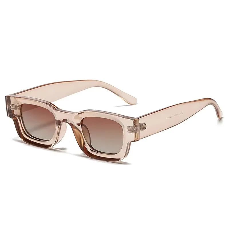 SO&EI Fashion Women Square Sunglasses Retro Punk Trending Shades UV400