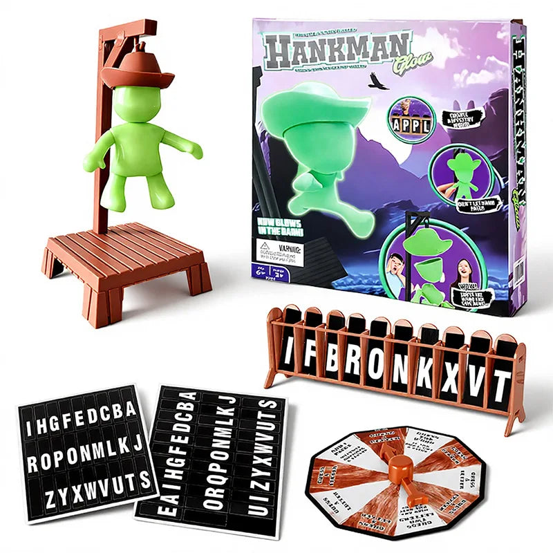 Magnetic gallows board game toy English word game desktop parent-child interaction