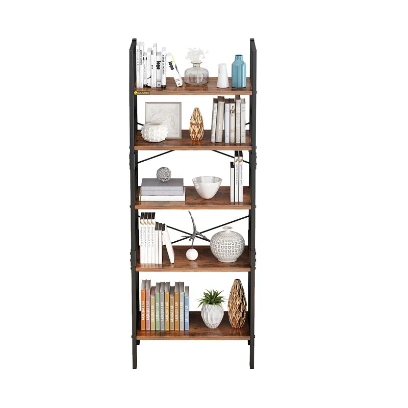 Home Office Furniture Luxury Modern Design Wooden Bookshelf Cabinet Wall Bookcase Supermarket Shelves
