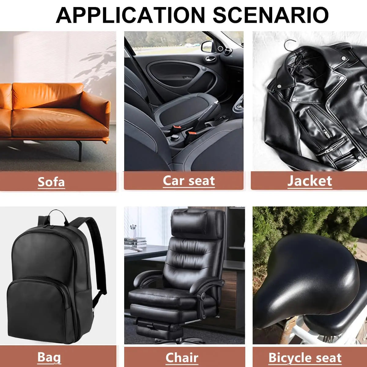 Leather Repair Patch for Furniture Sofa Car Seats Office Chairs Couch Scratch Tape Kit Self Adhesive Waterproof Sticker Hand Bag