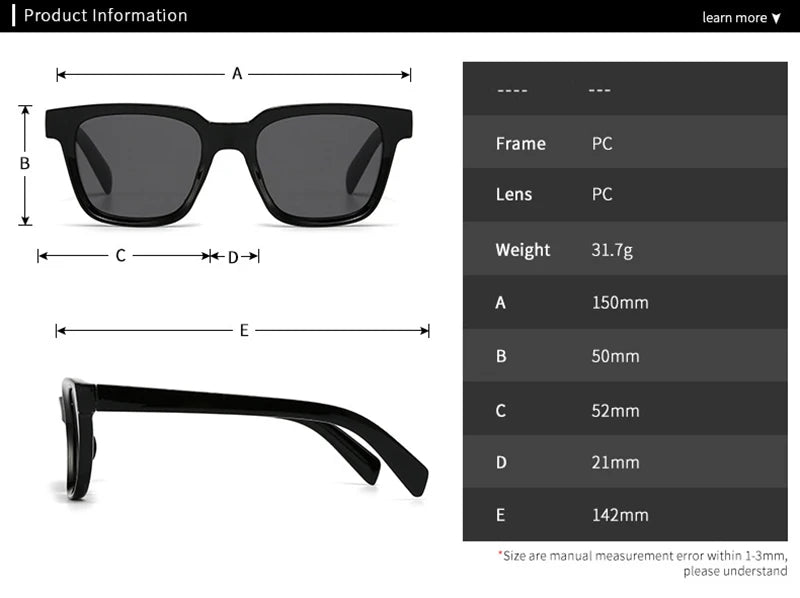 SHAUNA Retro Square Sunglasses Women Shades UV400 Fashion Men Trending Sun Glasses